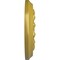 Ekena Millwork Olivia Ceiling Medallion (Fits Canopies up to 2 1/8"), Hand-Painted Rich Gold, 7 7/8"OD x 1 1/8"P CM07OLRGS - alternate 2